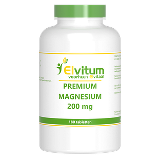 Elvitum Premium Magnesium 200mg Tabletten 180TB