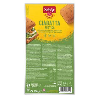 Schar Ciabatta Broodjes Rustica Glutenvrij 200GR