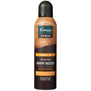 Kneipp Men Douche Foam Warm Woods Cedernoot Eik 200ML