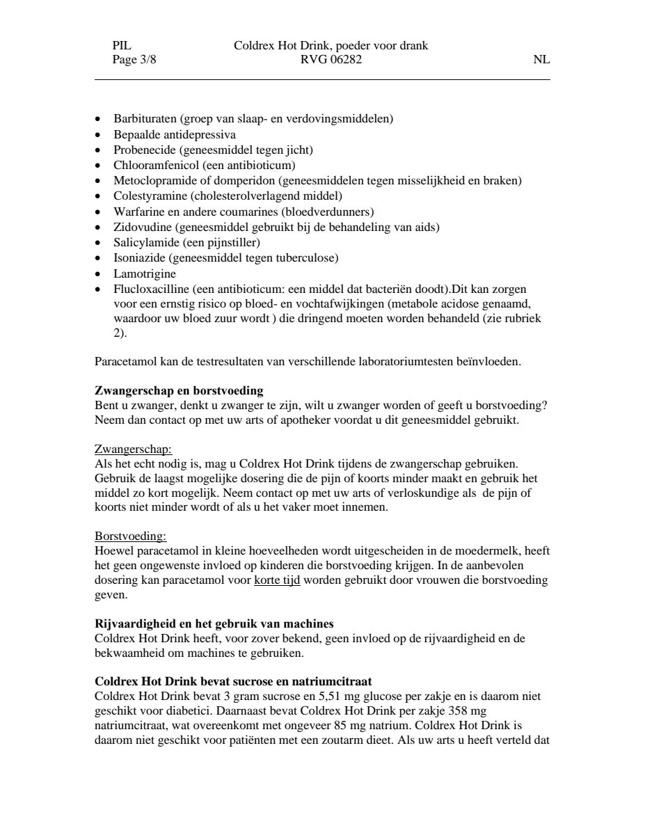 Hot Drink - Bij griep en verkoudheid afbeelding van document #3, leaflet