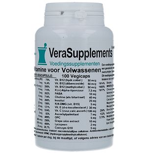 VeraSupplements Super Multi Volwassenen Capsules 100VCP