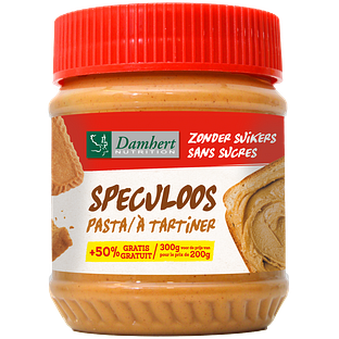 Damhert Speculoos Pasta Zonder Suiker 220GR