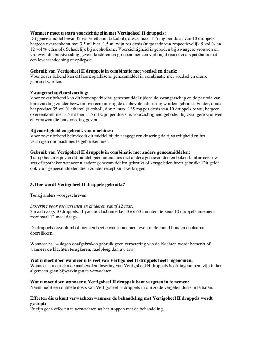 Vertigoheel H afbeelding van document #2, leaflet