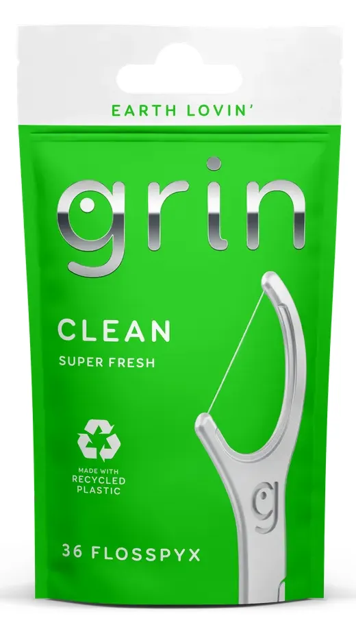 Grin Clean Super Fresh Floss Picks 36ST
