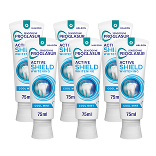 Sensodyne Proglasur Active Shield Whitening Tandpasta Multiverpakking 6x75ML