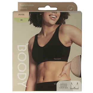 Boody Padded Shaper Crop Bra Nude M 1ST