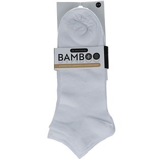 Naproz Bamboo Airco Shortsokken 3-Pack Wit 43-47 3PR