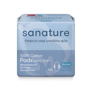 Sanature 100% Katoen Maandverband Normaal 10ST