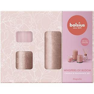 Bolsius Whisper Of Bloom Candle & Fragrance Set Magnolia 1ST Bolsius Whisper Of Bloom Candle & Fragrance Set Magnolia 1ST