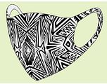 ML Producten Mondkapje Tattoo One Size - Uitwasbaar 1ST