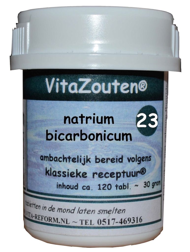 Vita Reform Van der Snoek Vita Reform Vitazouten Nr. 23 Natrium Bicarbonicum 120TB
