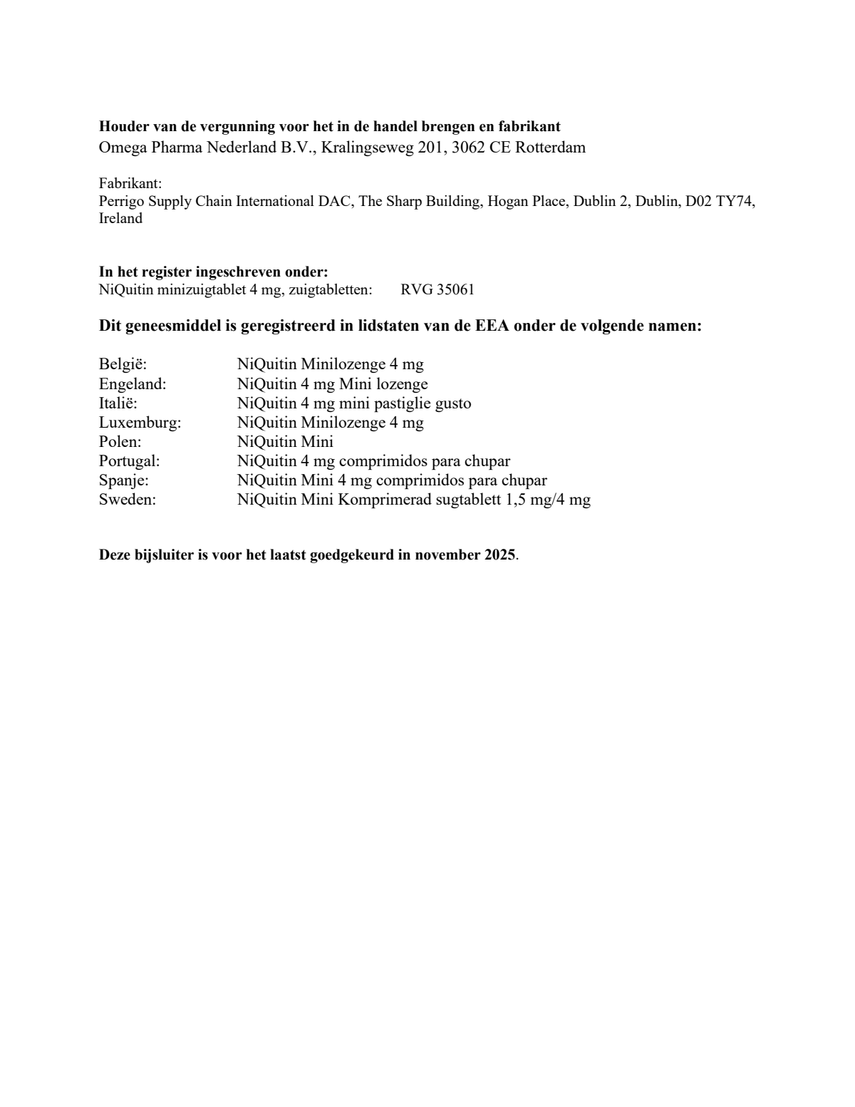 Minizuigtabletten 4mg afbeelding van document #7, leaflet