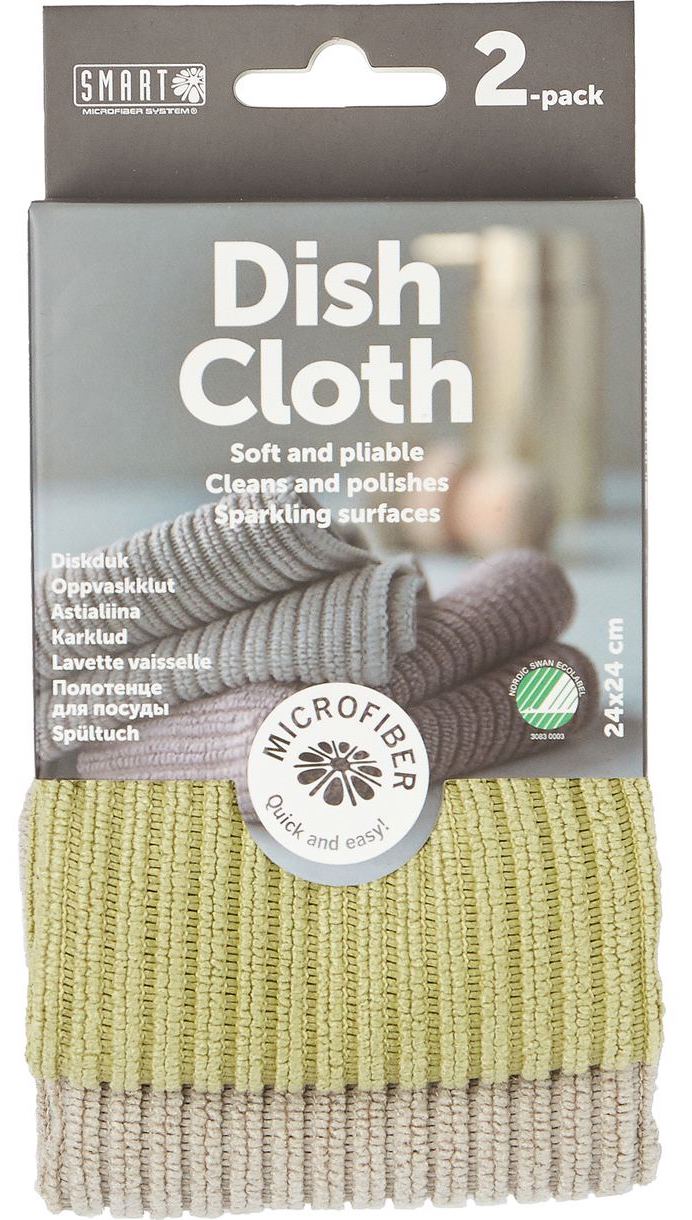 Smart Microfiber System Microvezel Vaatdoek Groen afbeelding