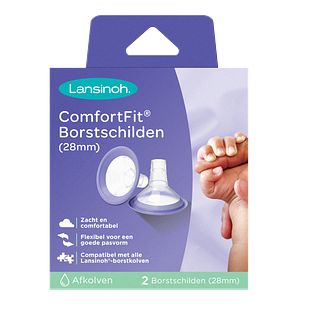 Lansinoh Comfort Fit 28mm Borstschild 2ST
