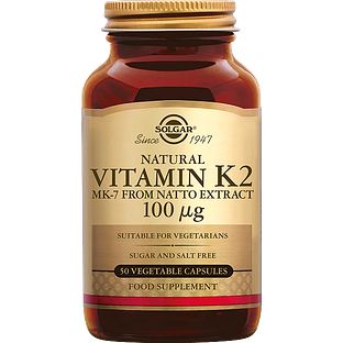 Solgar Vitamine K2 100 mcg Capsules 50VCP Solgar Vitamine K2 100 mcg Capsules 50VCP