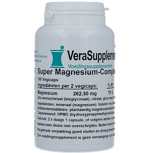 VeraSupplements Super Magnesium Complex Capsules 100VCP VeraSupplements Super Magnesium Complex Capsules 100VCP