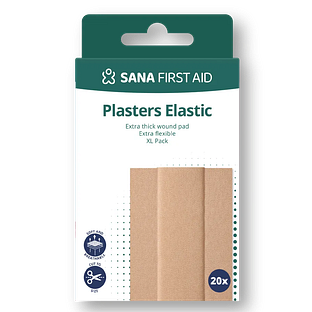 Sana First Aid Elastisch Wondpleister 20ST