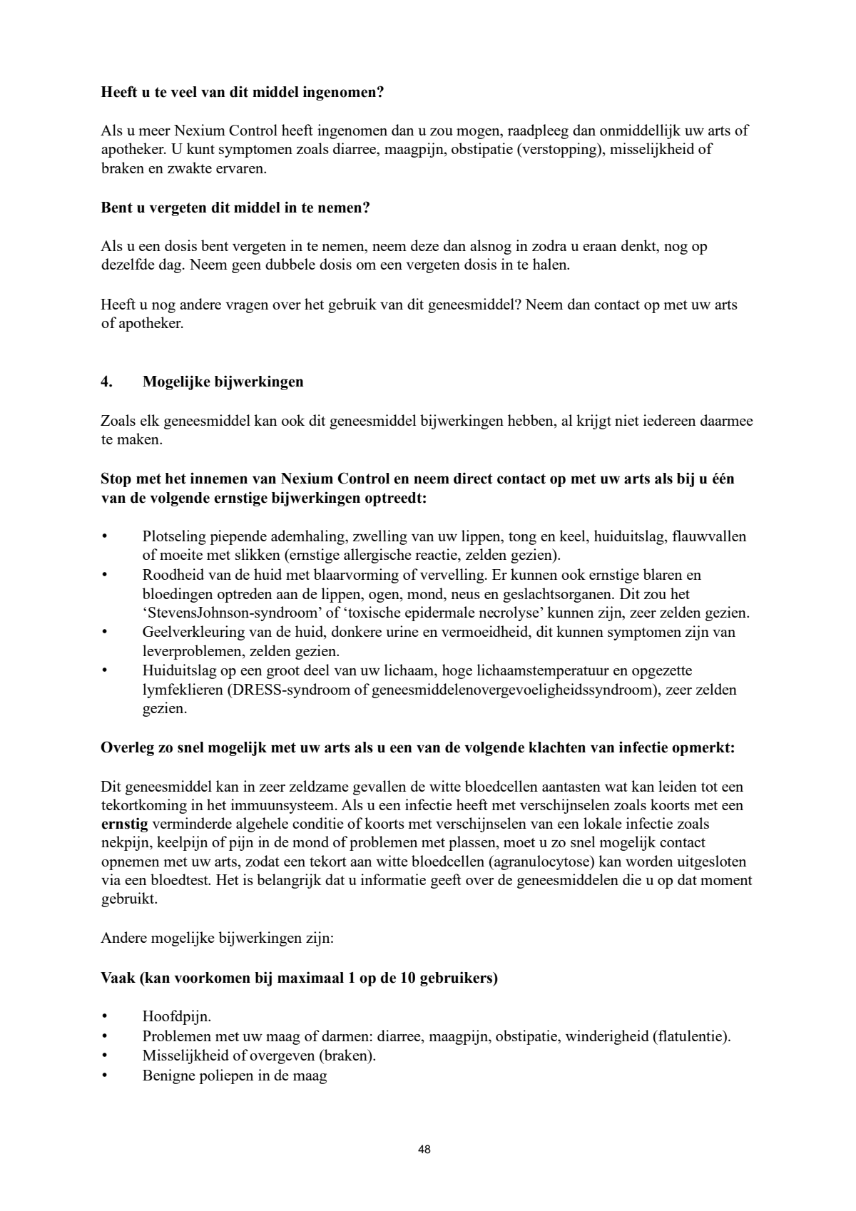 Control Tabletten - voor brandend maagzuur afbeelding van document #48, leaflet