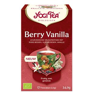 Yogi Tea Berry Vanilla Thee 17ST Yogi Tea Berry Vanilla Thee 17ST