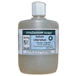 Vita Reform Van der Snoek VitaZouten Huidgel Nr. 4 Kalium Chloratum Muriaticum 90ML