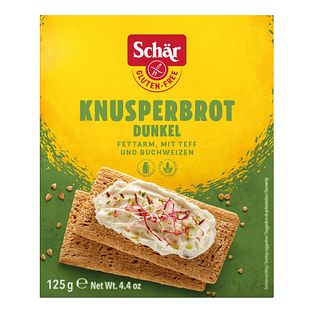 Schar Knapperige Crackers Donker Glutenvrij 125GR