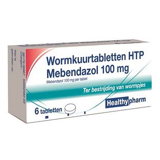 Healthypharm Mebendazol Wormkuurtabletten 6TB Healthypharm Mebendazol Wormkuurtabletten 6TB