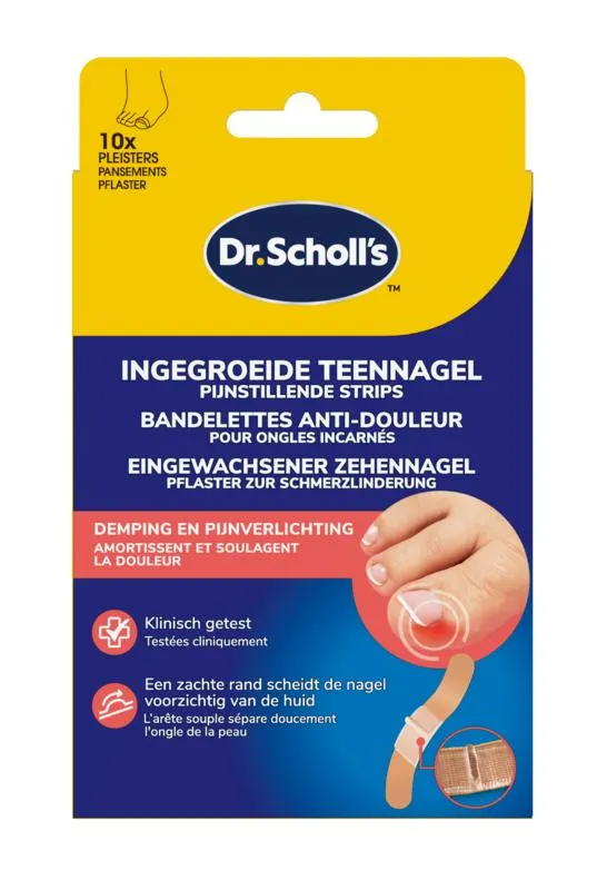 Scholl Dr.'s Ingegroeide Teennagel Pijnstillende Strips