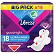 Libresse Goodnight Ultra Large With Wings Maandverband 18ST Libresse Goodnight Ultra Large With Wings Maandverband 18ST