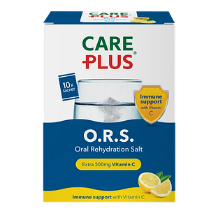 Care Plus O.R.S. Vitamine C Lemon Sachets 10ST