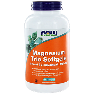 NOW Magnesium Trio Softgels 180SG