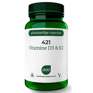AOV 421 Vitamine D3 & K2 Vegacaps 60VCP