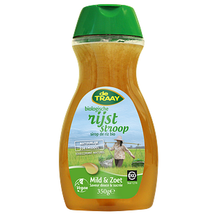 De Traay Rijststroop Mild & Zoet Biologisch 350GR