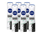 Nivea Black & White Invisible Fresh Deodorant Spray Voordeelverpakking 6x150ML