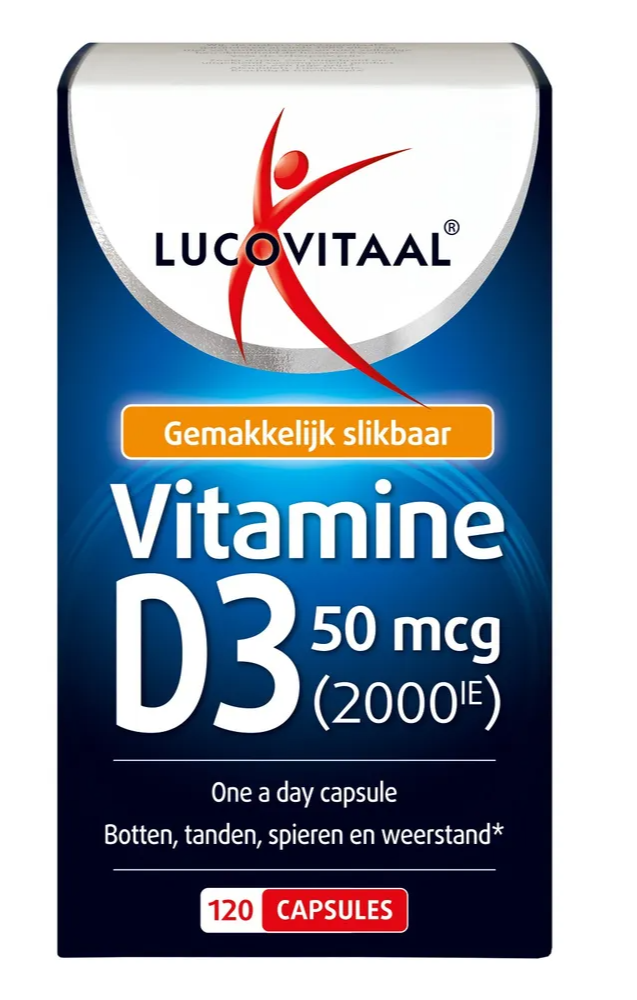 Lucovitaal Vitamine D3 50mcg Capsules