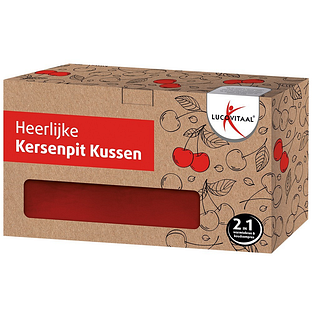 Lucovitaal Kersenpit Kussen Vierkant 1ST