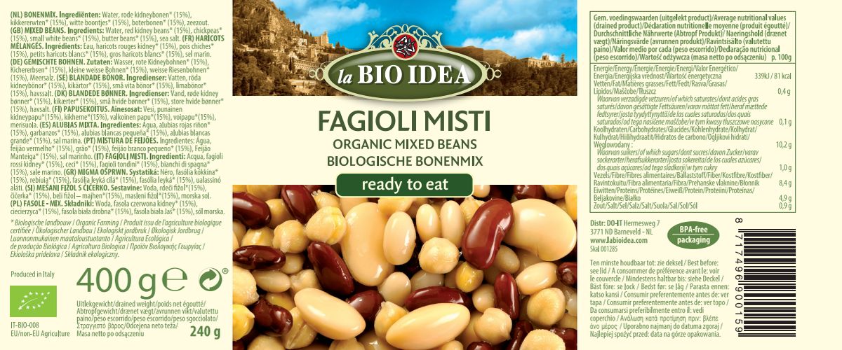 Bonen Mix afbeelding van document #1, label