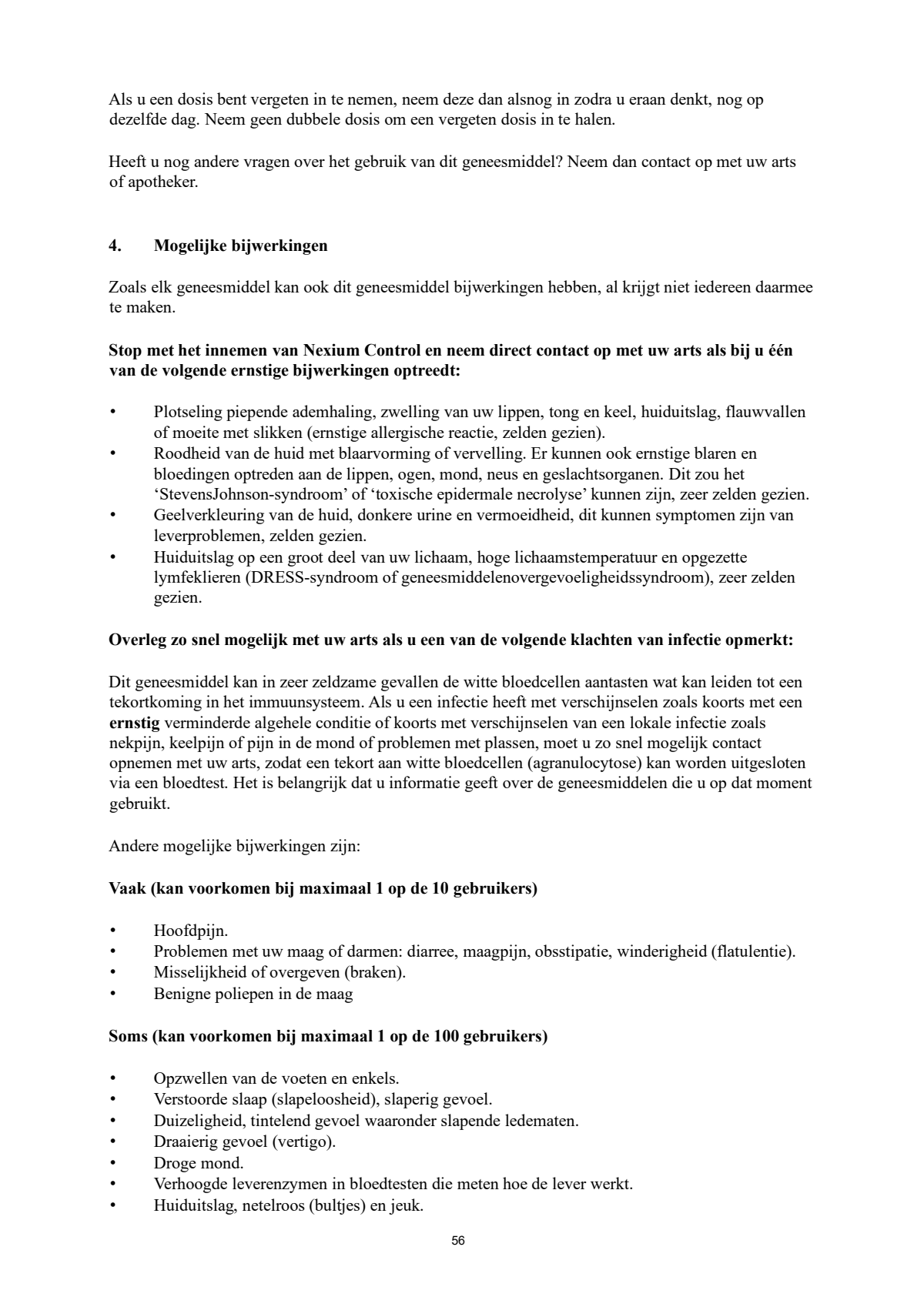 Control Tabletten - voor brandend maagzuur afbeelding van document #56, leaflet