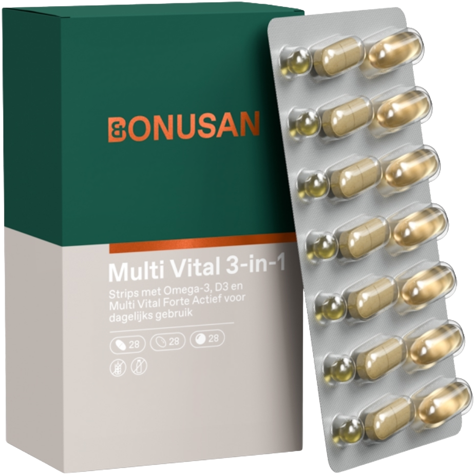 Bonusan Multi Vital 3-in-1 Tabletten