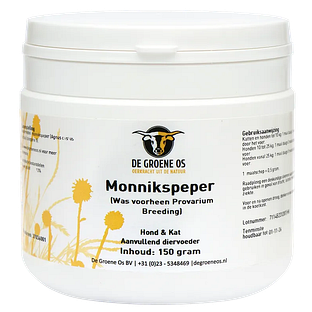 De Groene Os Monnikspeper Hond & Kat 150ML