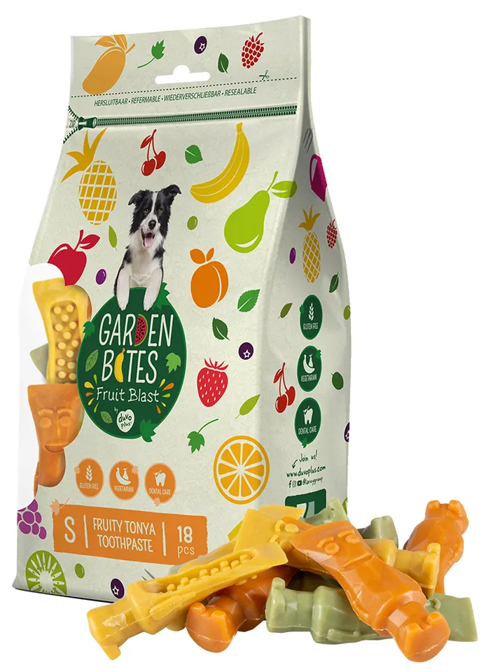 Duvoplus Garden Bites Fruity Tonya Toothpaste Hondensnack afbeelding