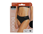 Boody Menstruatieondergoed Bikinislip Zwart Normaal/Hevig Maat XL 1ST