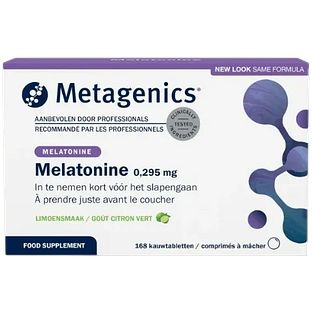 Metagenics Melatonine Kauwtabletten 168KTB