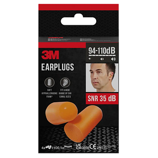 3M Foam Oordoppen 4PR 3M Foam Oordoppen 4PR