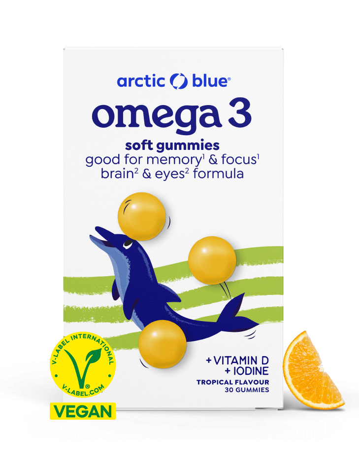 Arctic Blue Kids Omega-3 Vegan Soft Gummies 30ST