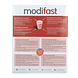 Modifast Intensive Weight Loss Milkshake Strawberry 440GR achterkant verpakking