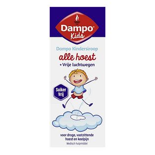 Dampo Kind Kindersiroop Alle Hoest + Vrije Luchtwegen 120ML