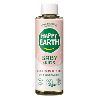 Happy Earth 100% Natural Baby & Kids Face & Body Oil 150ML