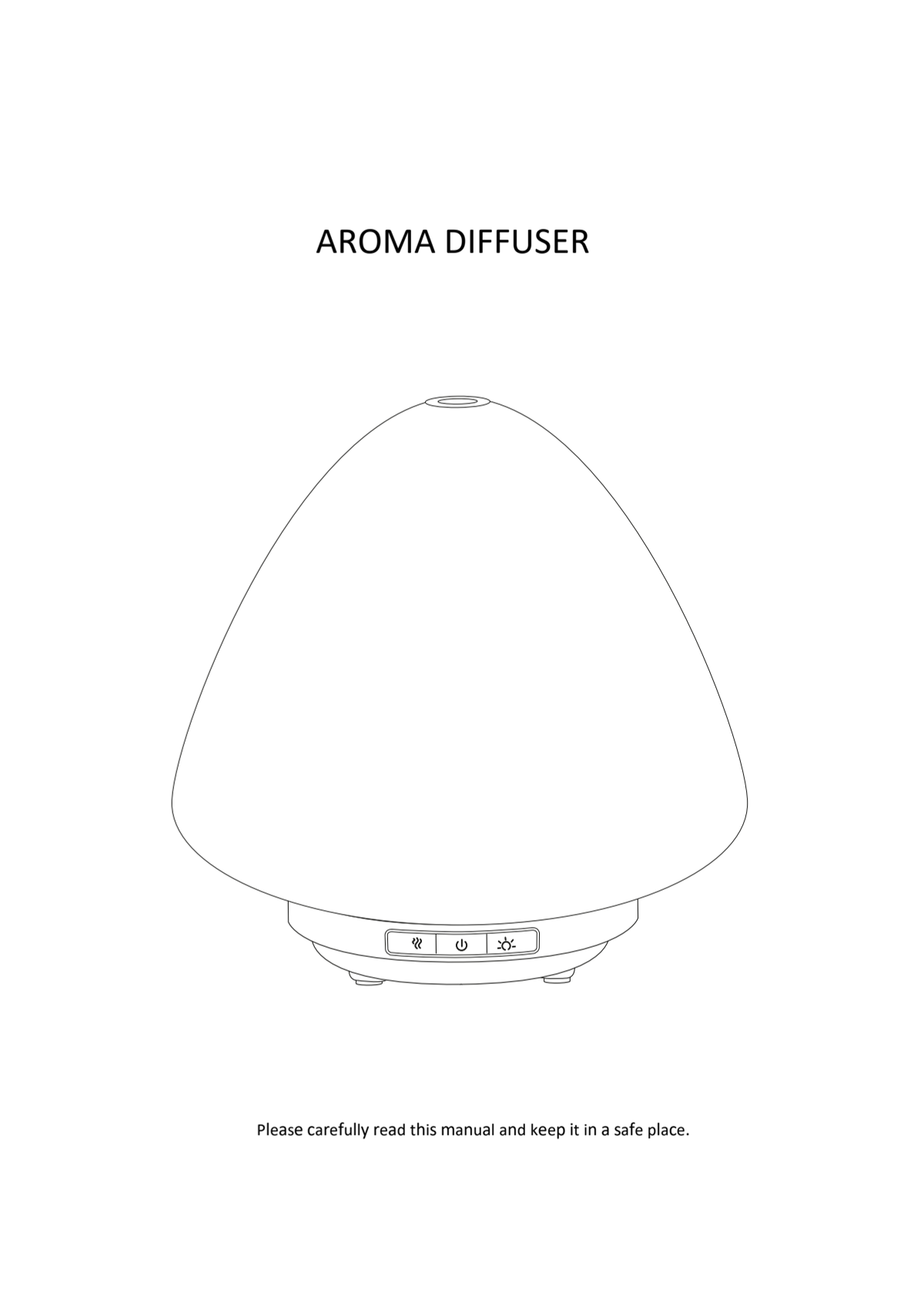 Space Aroma Diffuser afbeelding van document #1, instructions