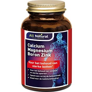 All Natural Calcium Magnesium Boron Zink Tabletten 90TB All Natural Calcium Magnesium Boron Zink Tabletten 90TB
