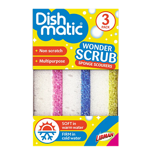 Dishmatic Wonder Scrub Schuursponzen 3ST